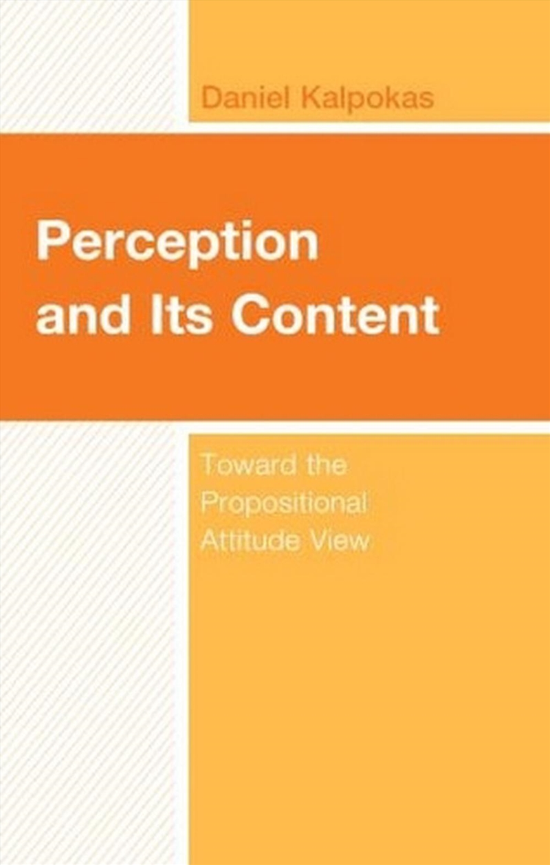 Perception and Its Content/Product Detail/Reading