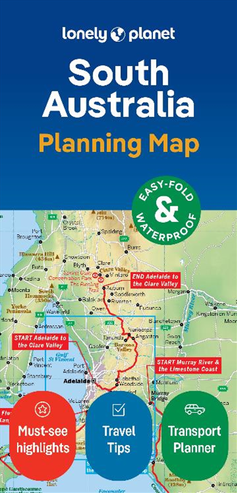 Lonely Planet South Australia Planning Map/Product Detail/Travel & Holidays