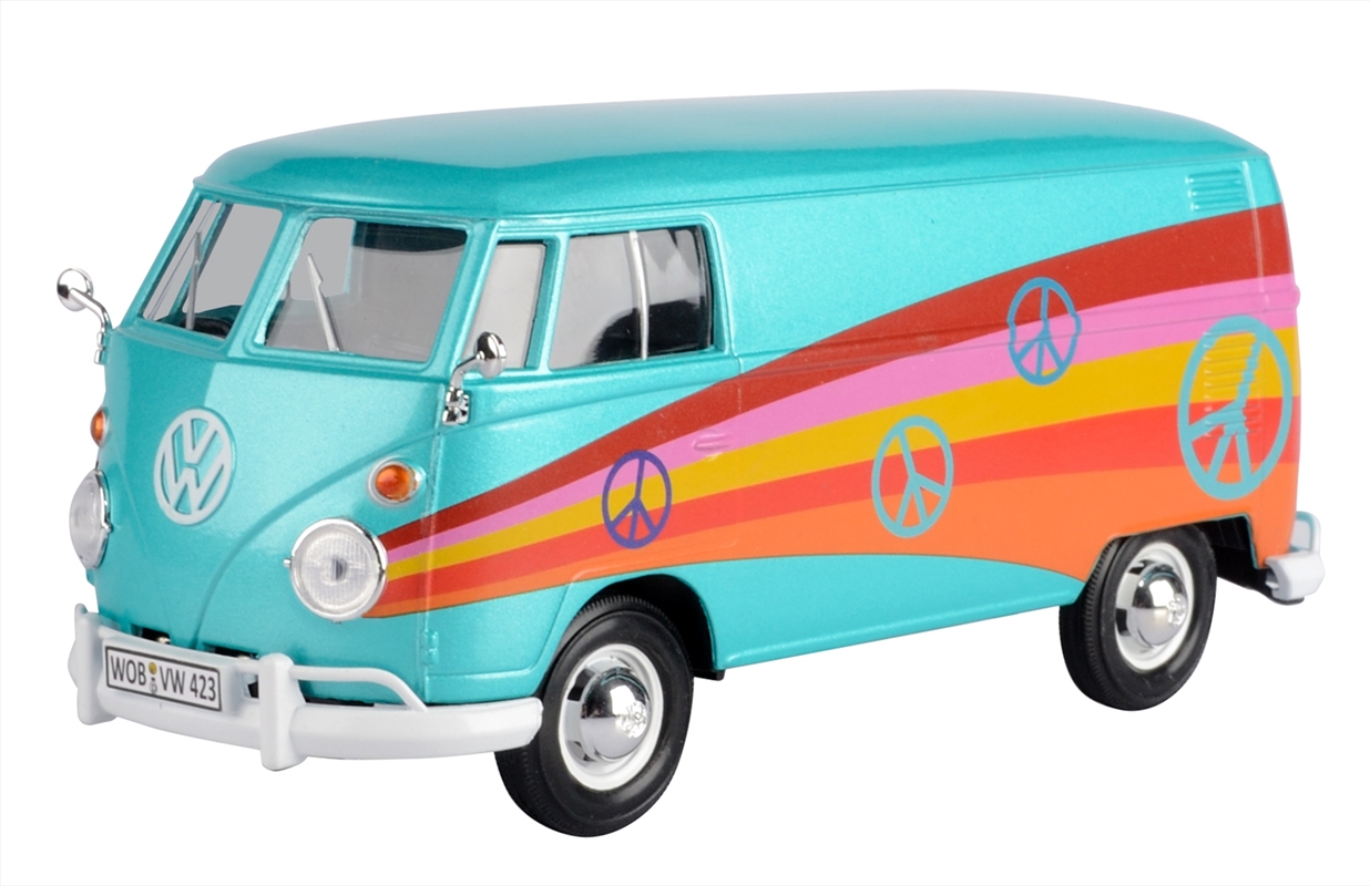 Volkswagen Collection - 1:24 Volkswagen Type 2 (T1) Delivery Van (Peace)/Product Detail/Figurines