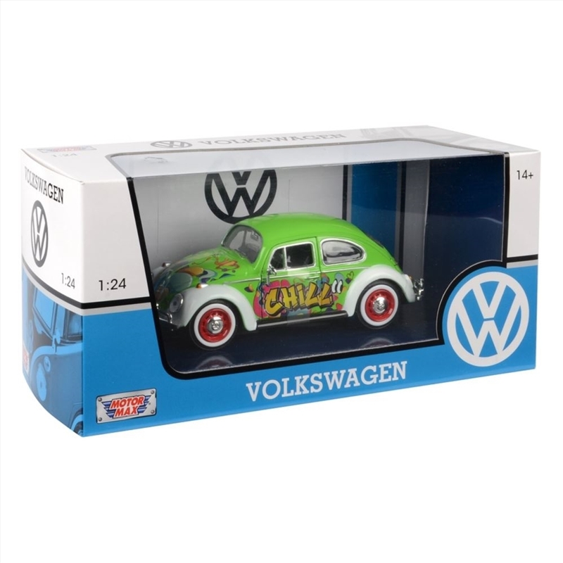 Volkswagen Collection - 1:24 1966 Volkswagen Beetle - Graffiti/Product Detail/Figurines