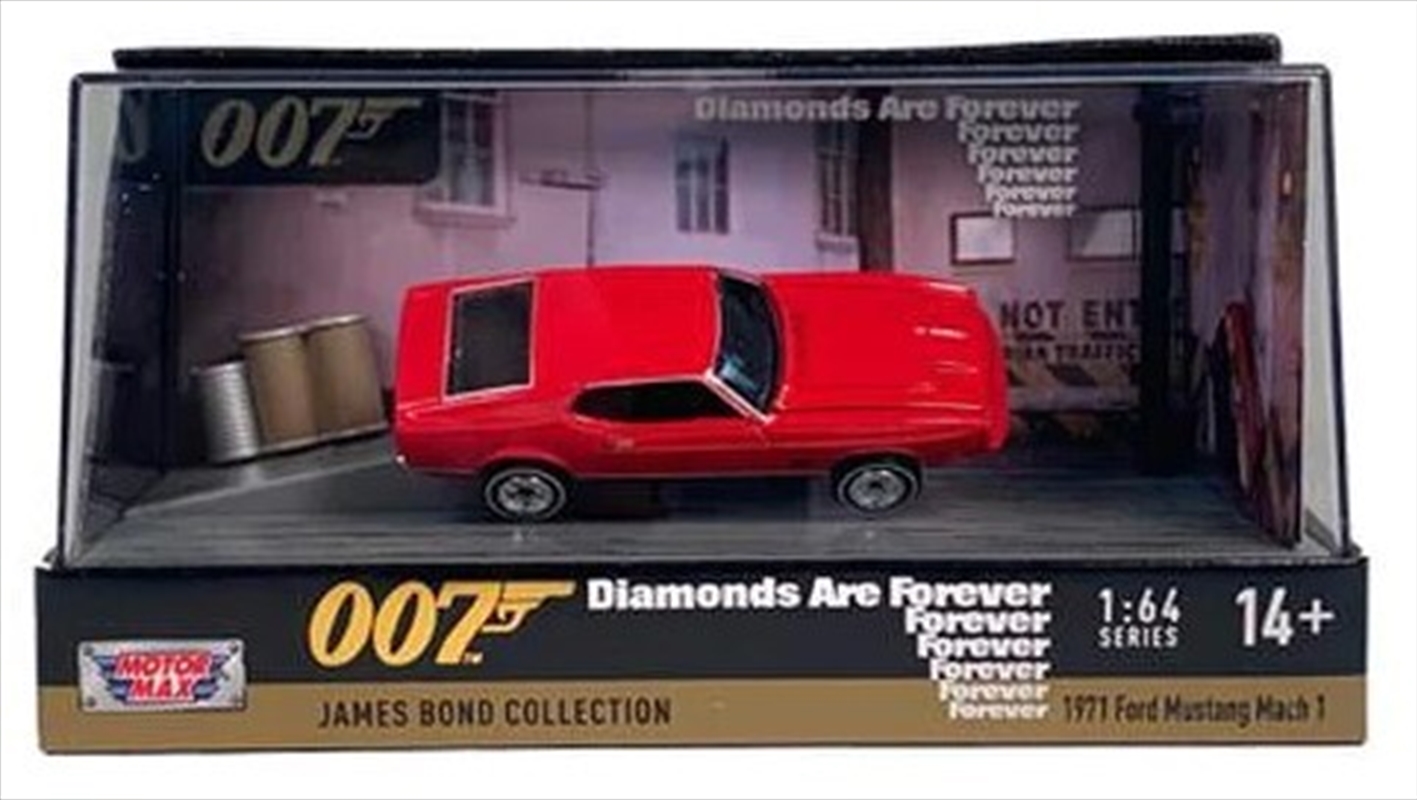 James Bond Collection - 3" Diorama Diamonds Are Forever (1971 Ford Mustang Mach I )/Product Detail/Figurines