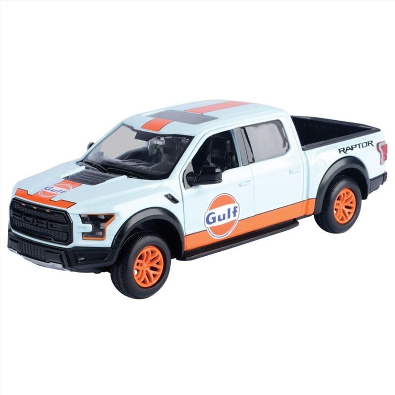 Gulf Collection - 1:27 2017 Ford F-150 Raptor With Gulf Livery/Product Detail/Figurines