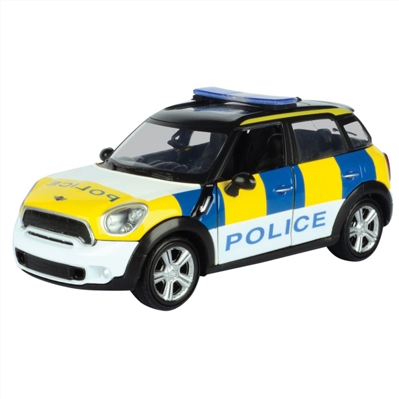 Mini Cooper Collection - 1:24 Mini Cooper S Countryman - Police Car/Product Detail/Figurines