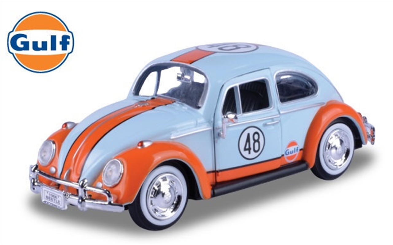 Gulf Collection - 1:24 1966 Volkswagen Beetle With Gulf Livery/Product Detail/Figurines