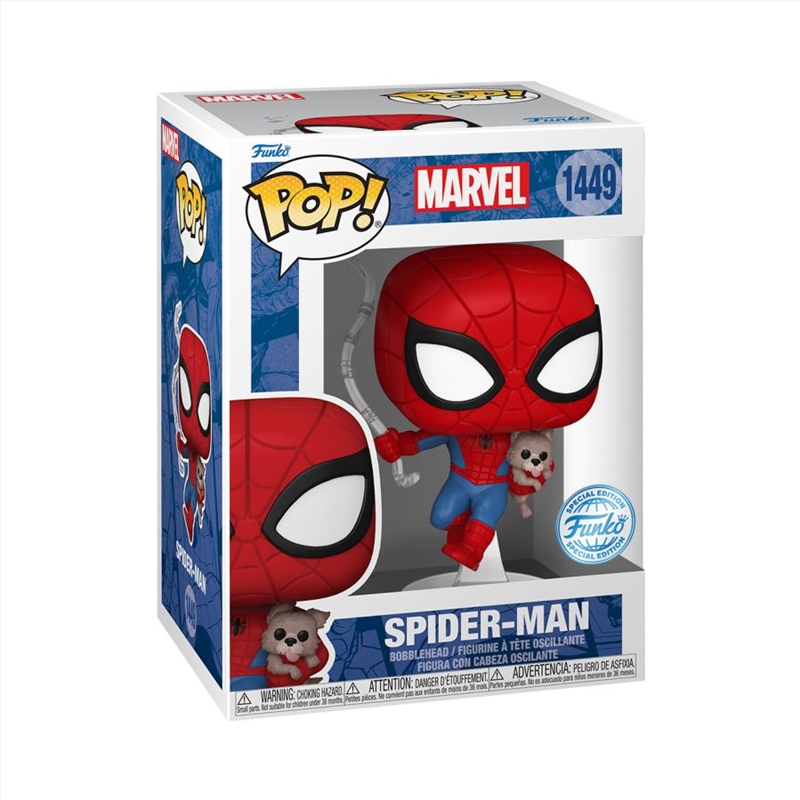 Marvel Comics - Spiderman with "Sandwich the Dog" Exclusive Pop! Vinyl [RS]/Product Detail/Standard Pop Vinyl