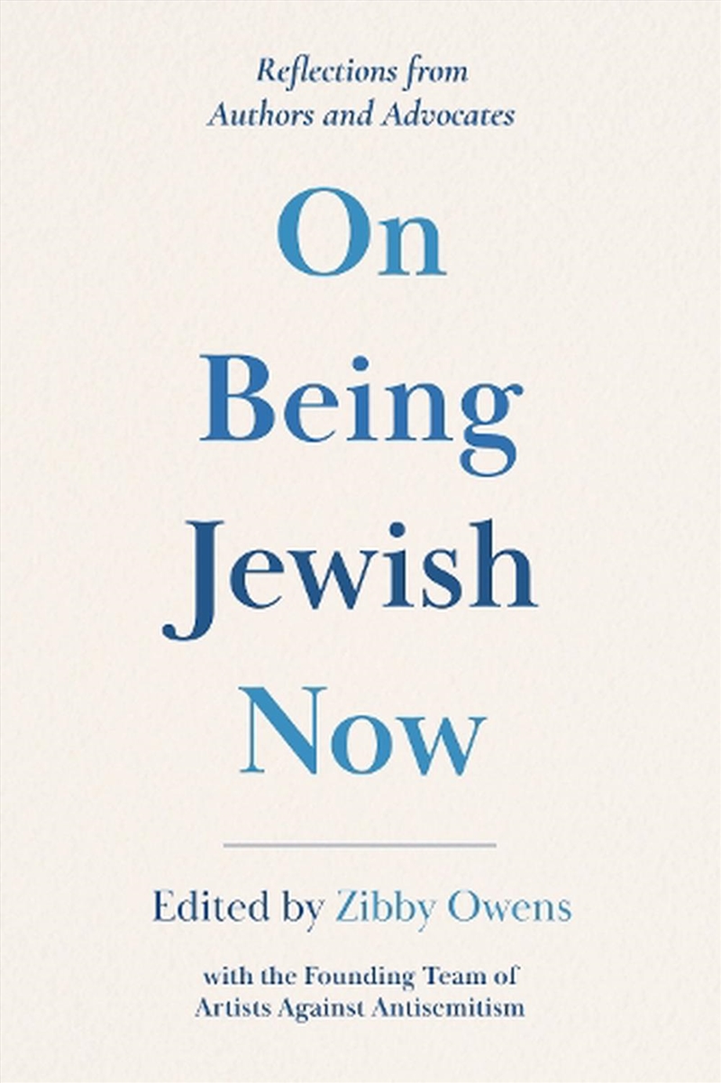 On Being Jewish Now/Product Detail/Literature & Poetry