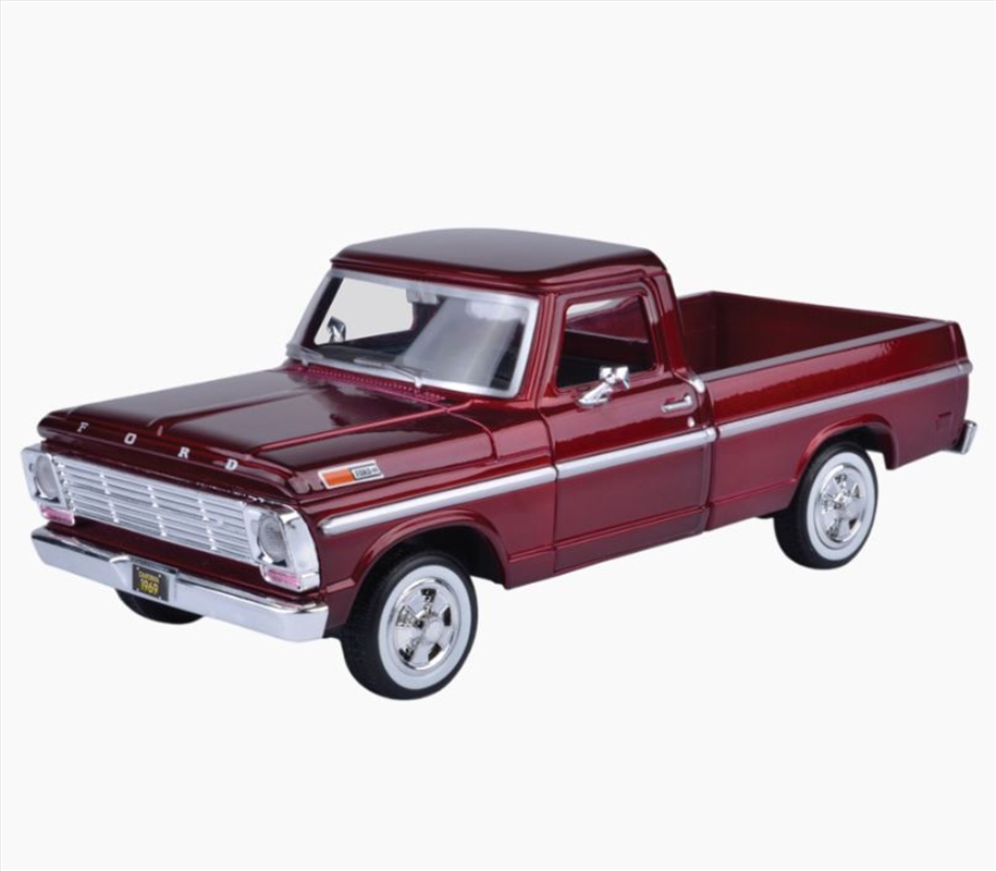 Timeless Legends - 1:24 1969 Ford F-100 Pickup (Red)/Product Detail/Figurines