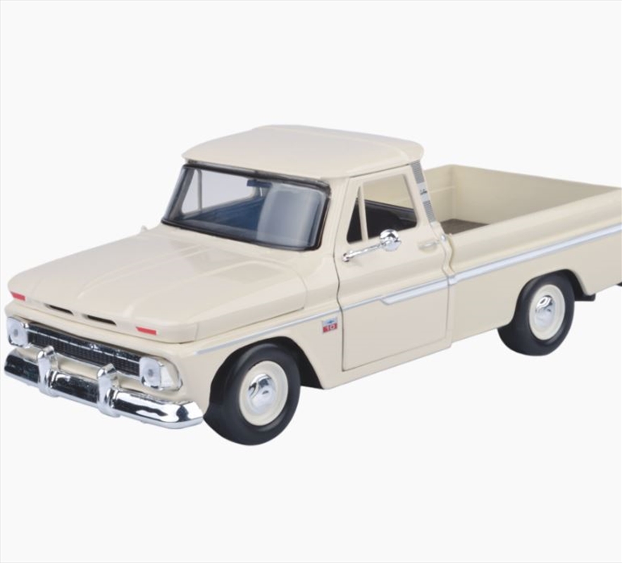 Timeless Legends - 1:24 1966 Chevy C10 Fleetside Pickup (Cream)/Product Detail/Figurines