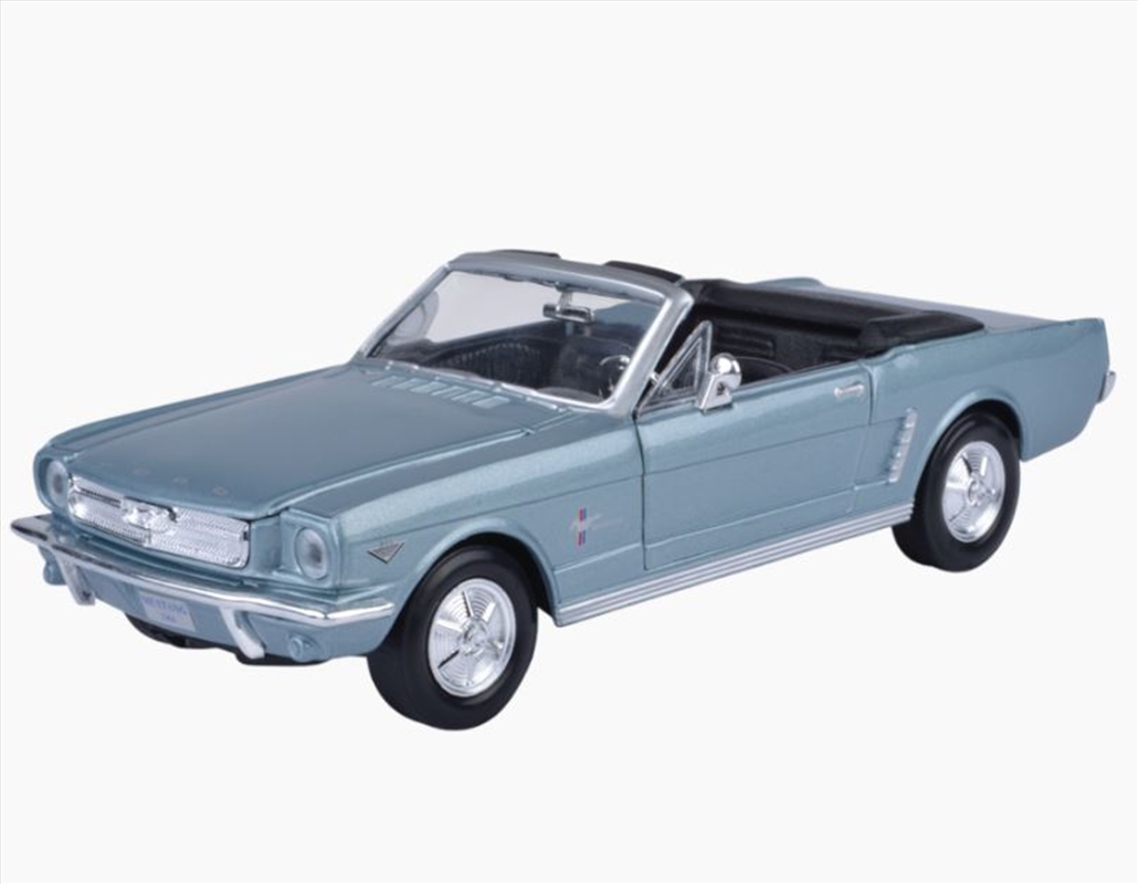 Timeless Legends - 1:24 1964 1/2 Ford Mustang (Convertible) (Light Blue)/Product Detail/Figurines