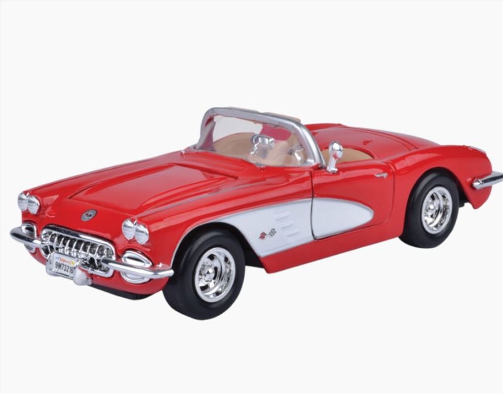 Timeless Legends - 1:24 1959 Corvette (Red)/Product Detail/Figurines