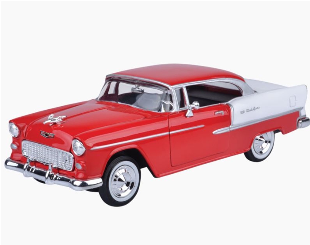 Timeless Legends - 1:24 1955 Chevy Bel Air (Red)/Product Detail/Figurines