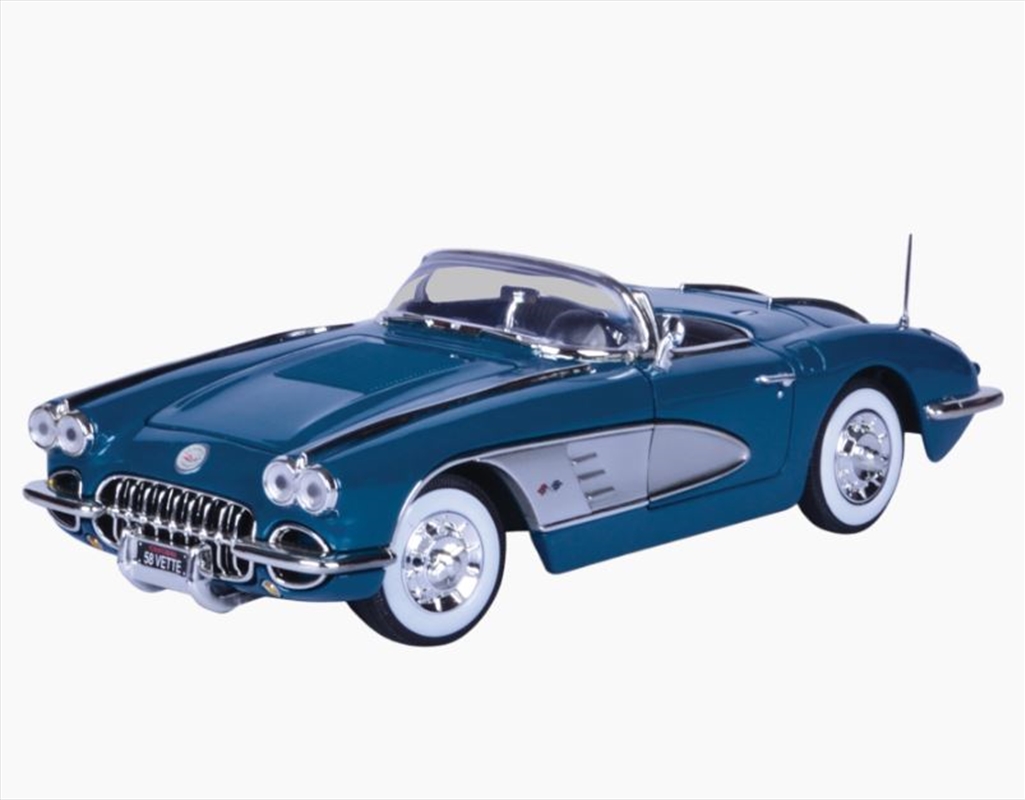 Timeless Legends - 1:18 1958 Corvette (Blue)/Product Detail/Figurines