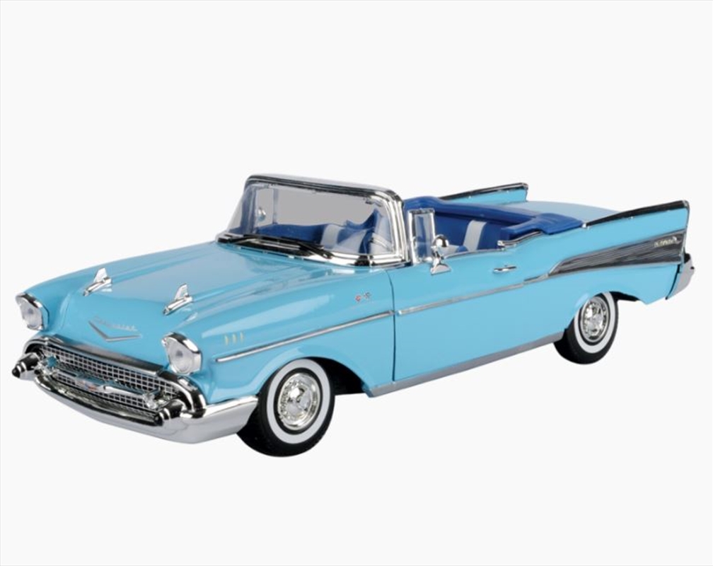 Timeless Legends - 1:18 1957 Chevy Bel Air (Convertible) (Light Blue)/Product Detail/Figurines