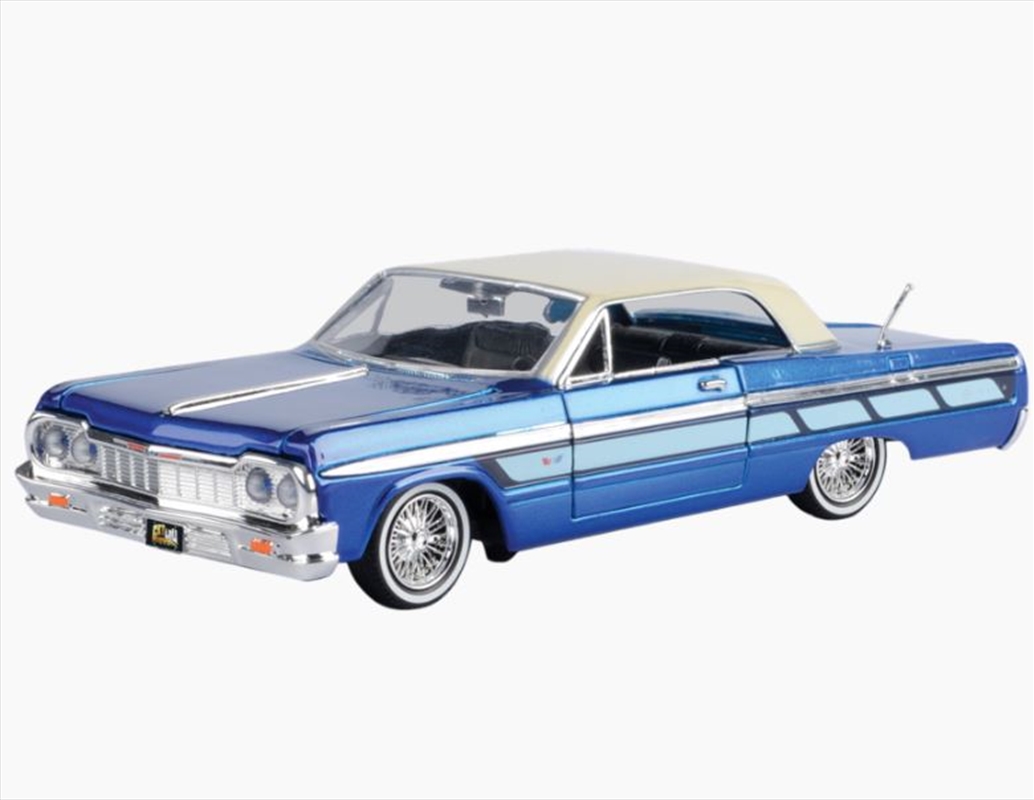 Get Low - 1:24 1964 Chevy Impala (Metallic Blue)/Product Detail/Figurines