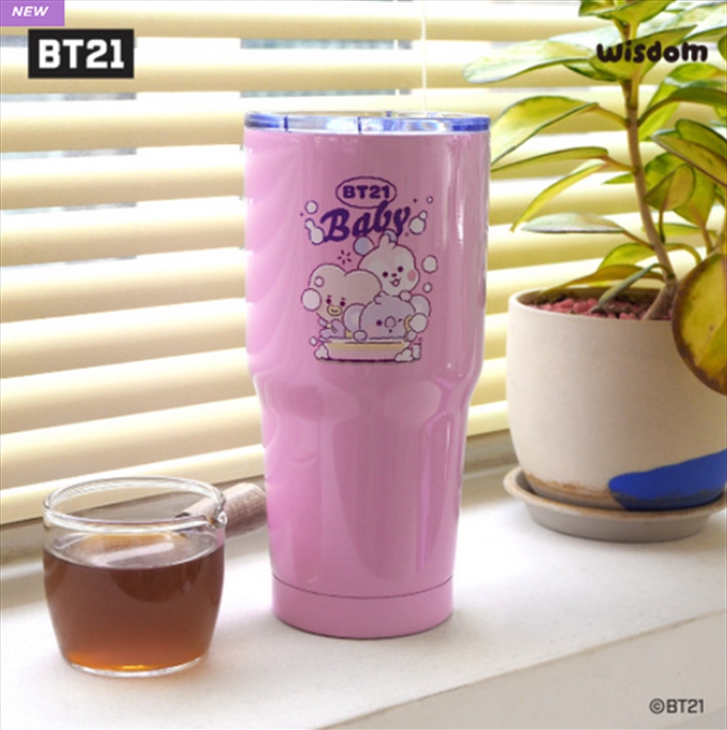 Bt21 - Stainless Tumbler Purple/Product Detail/KPOP Merch