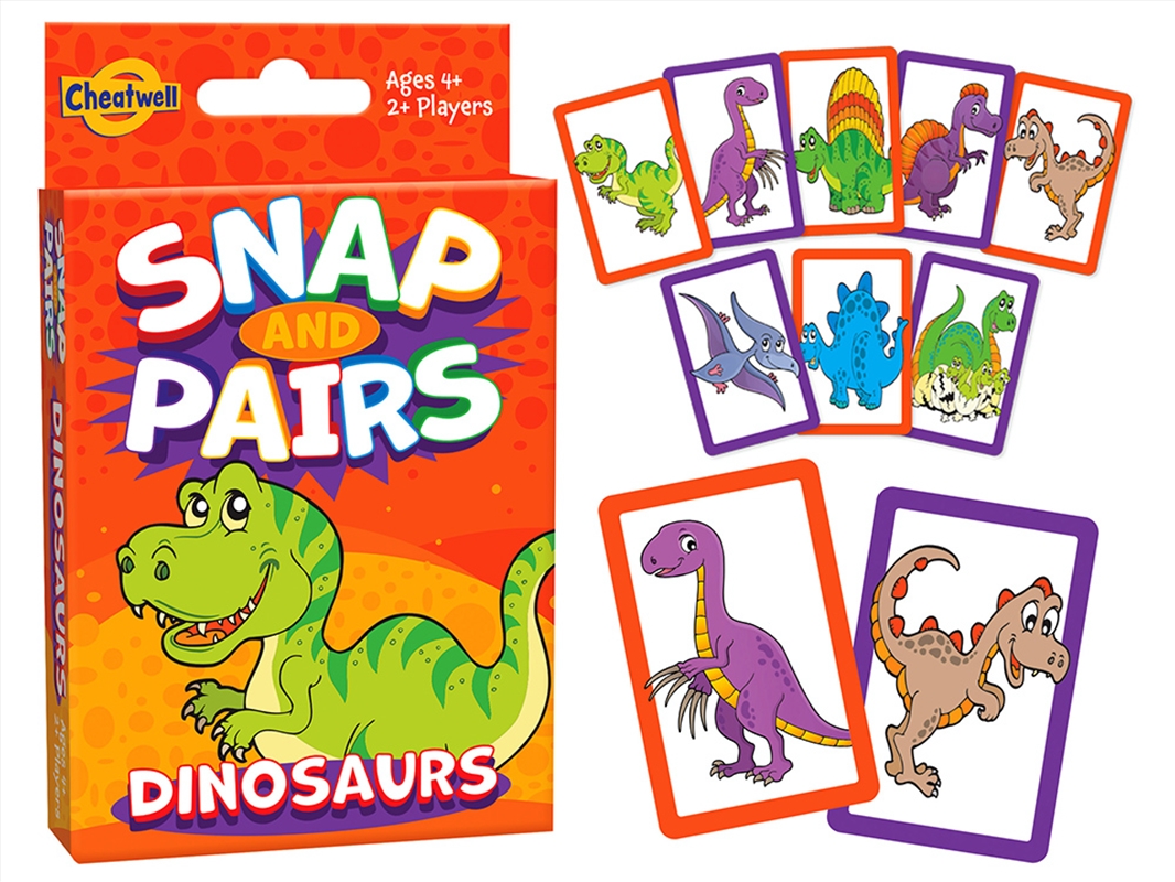 Snap + Pairs Dinosaurs/Product Detail/Card Games