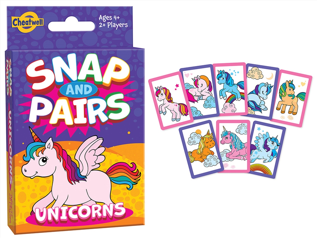 Snap + Pairs Unicorns/Product Detail/Card Games