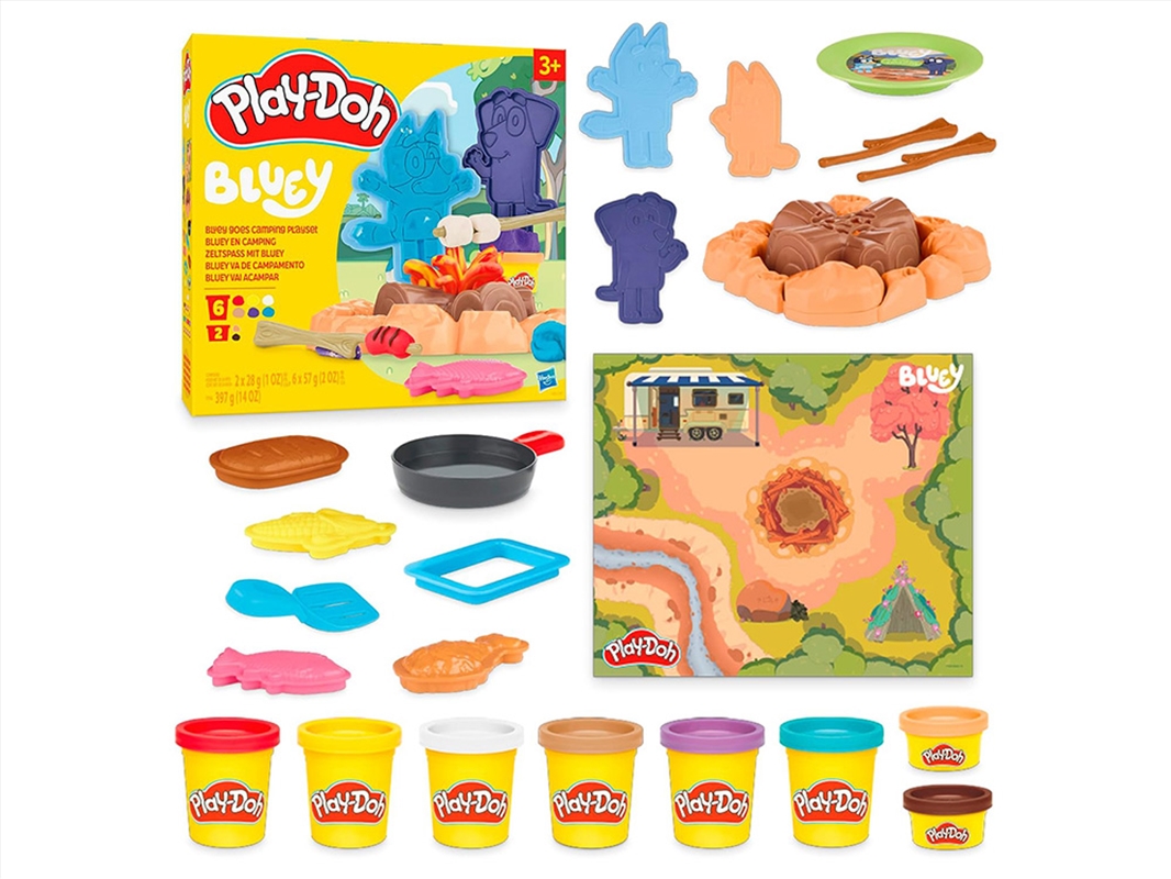 Playdoh Bluey Goes Camping/Product Detail/Toys