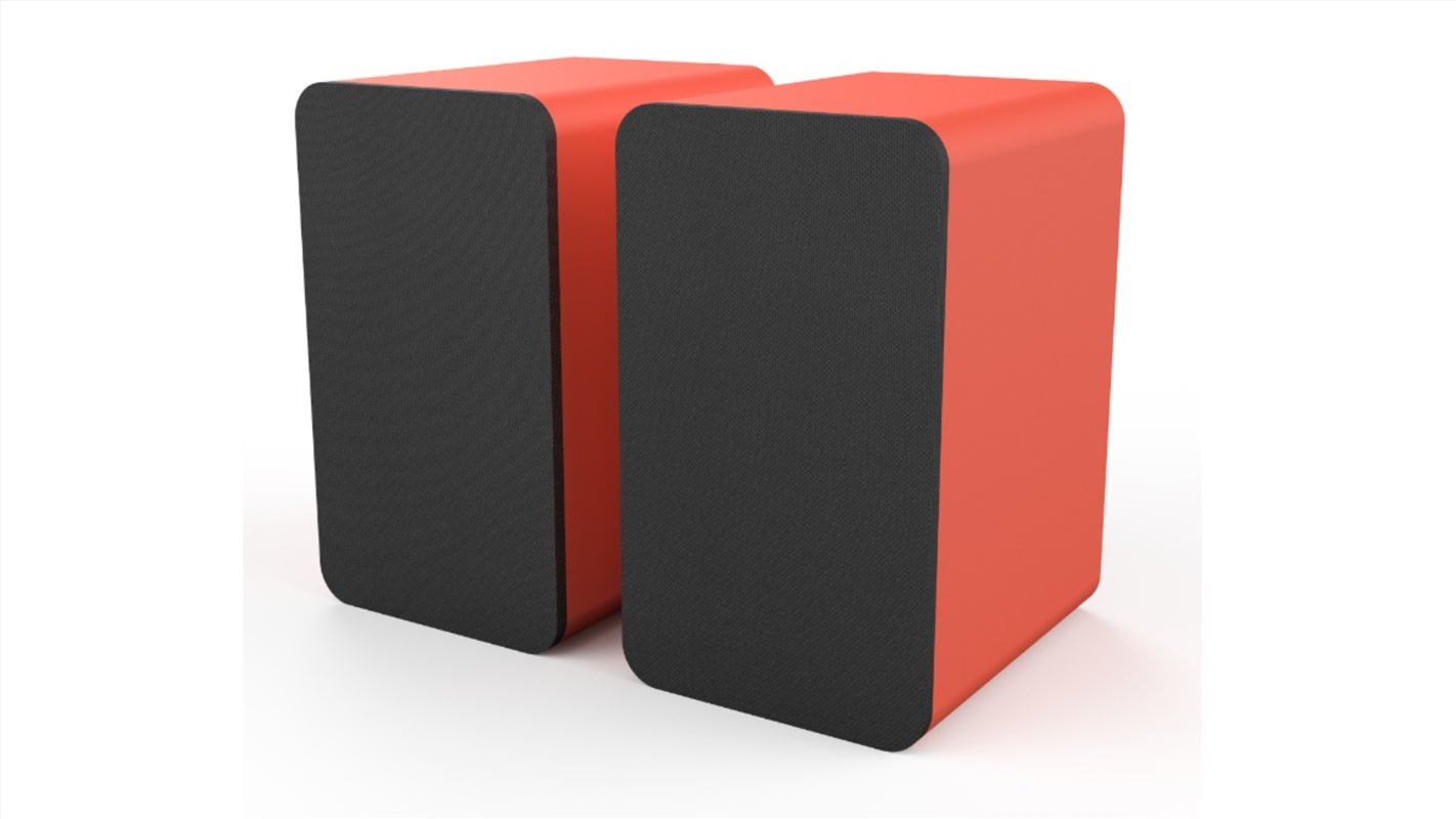 Silcron SLR07 Wireless Active Bookshelf Speakers with HDMI ARC - Red/Product Detail/Speakers