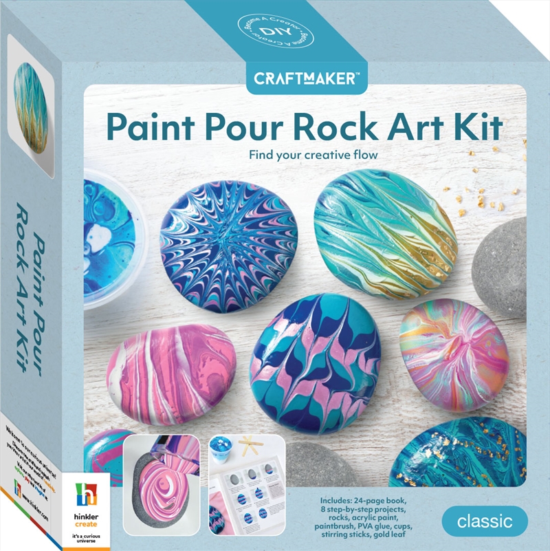 Craft Maker Paint Pour Rock Art Kit/Product Detail/Arts & Craft