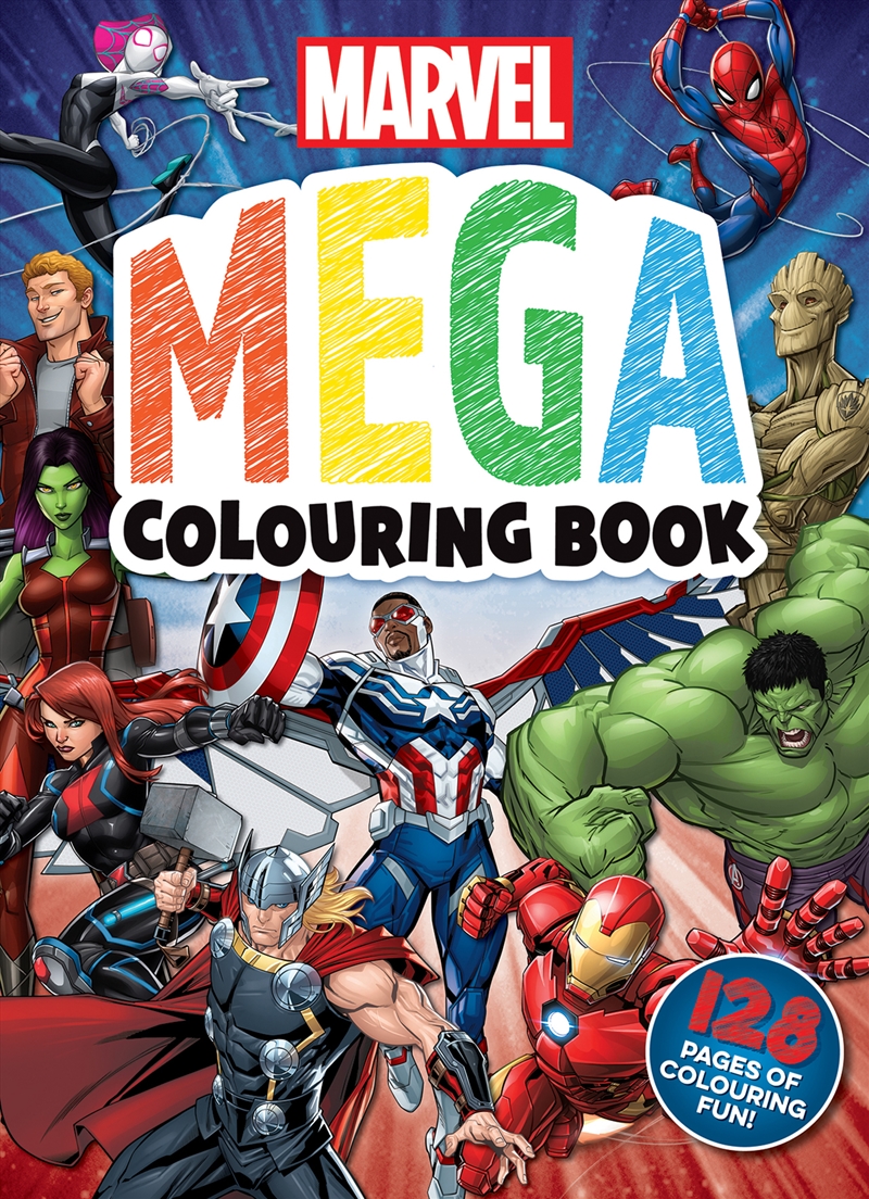 Marvel: Mega Colouring Book (Starring Captain America)/Product Detail/Kids Colouring