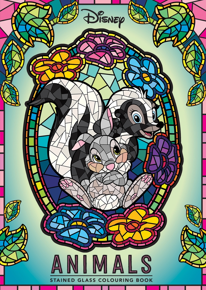 Disney Animals: Stained Glass Adult Colouring Book/Product Detail/Adults Colouring