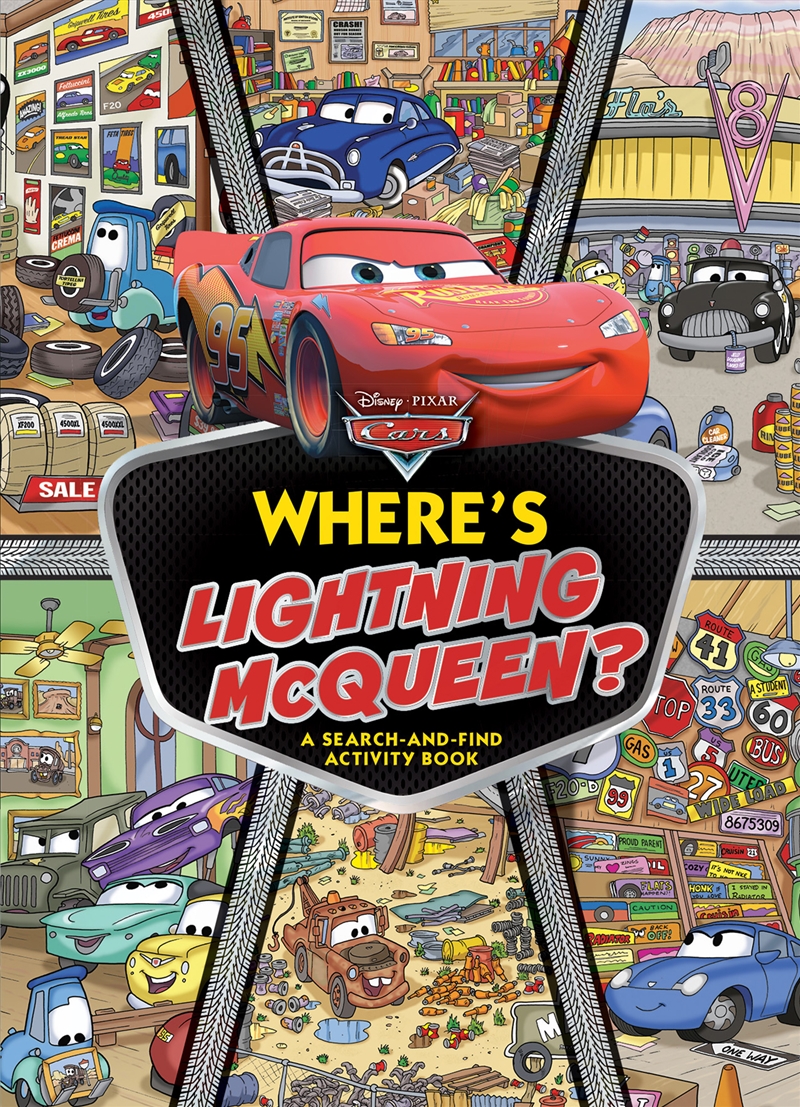 Where's Lightning McQueen?: A Search-and-Find Activity Book (Disney Pixar: Cars)/Product Detail/Kids Activity Books