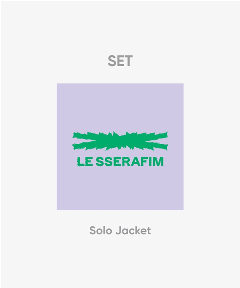 Le Sserafim - Crazy Japan 3rd Single Album Weverse Gift Solo Jacket 5 Set/Product Detail/World