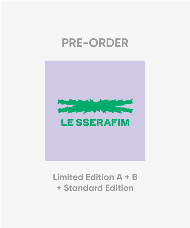 Le Sserafim - Crazy Japan 3rd Single Album Weverse Gift 3 Set (Limited Edition A+B+Standard Edition)/Product Detail/World