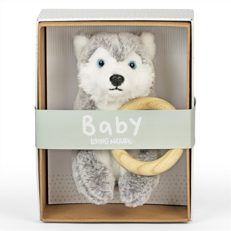 Living Nature Baby Husky with Ring/Product Detail/Plush Toys