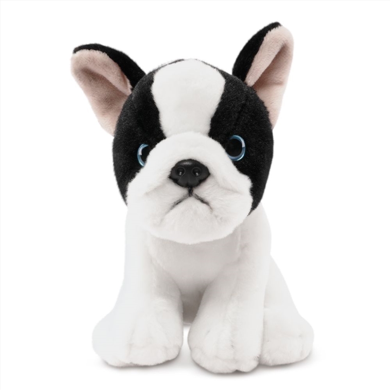 Living Nature French Bulldog Puppy Black and White/Product Detail/Plush Toys