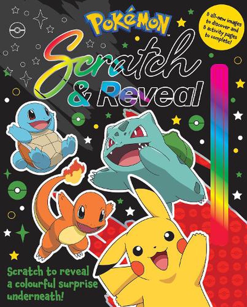 Pokemon: Scratch and Reveal/Product Detail/Kids Activity Books