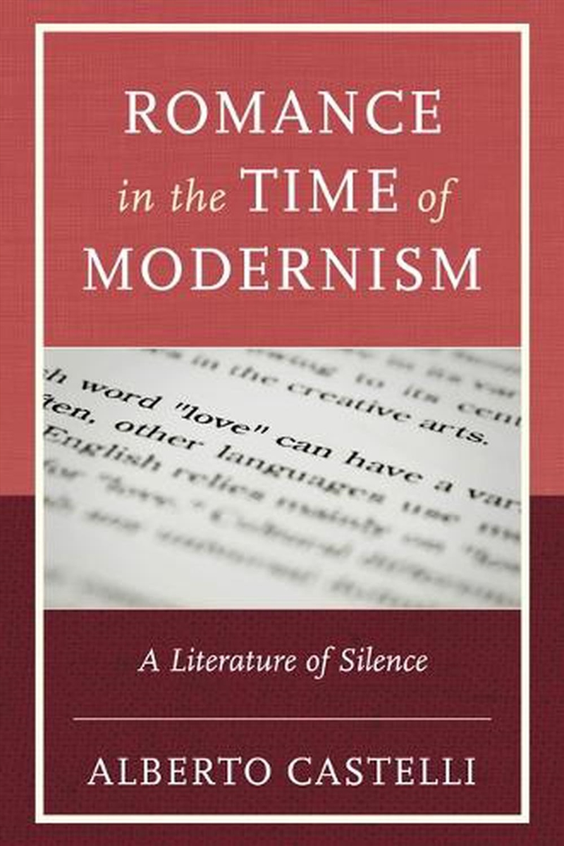 Romance in the Time of Modernism/Product Detail/Literature & Poetry