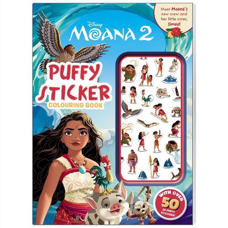 Moana 2: Puffy Sticker Colouring Book (Disney)/Product Detail/Kids Activity Books