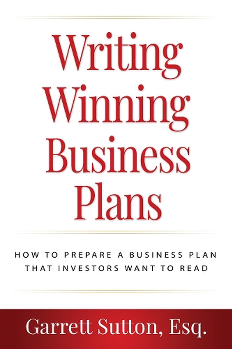 Writing Winning Business Plans/Product Detail/Business Leadership & Management