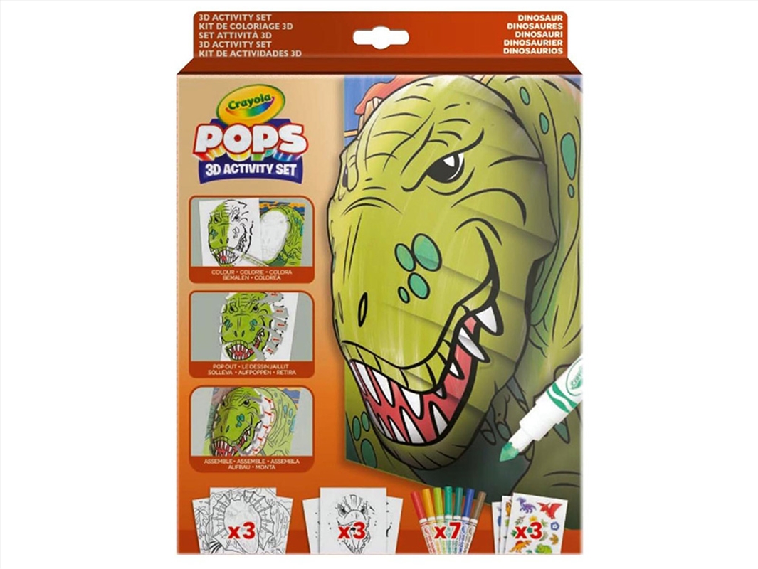 Pops 3D Activity Set Dinosaurs/Product Detail/Arts & Craft