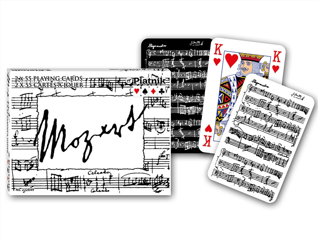 Mozart B&W Bridge Double Deck/Product Detail/Card Games