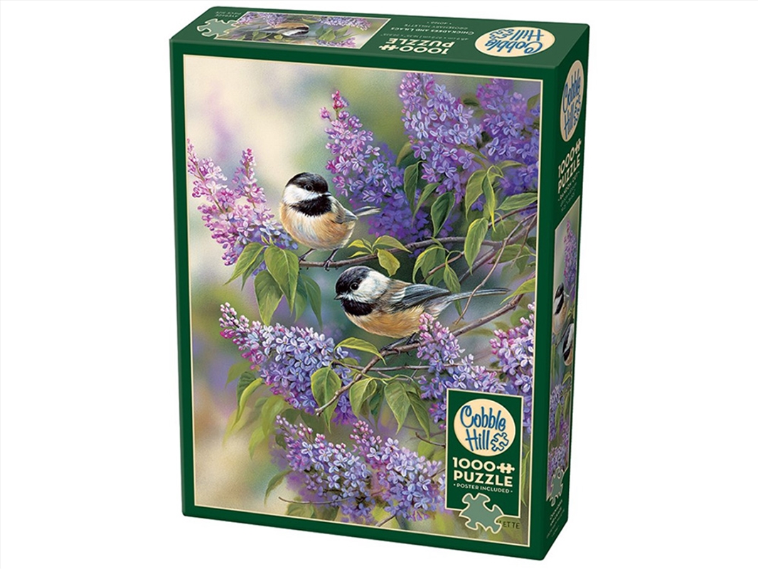 Chickadees And Lilacs 1000Pc/Product Detail/Jigsaw Puzzles