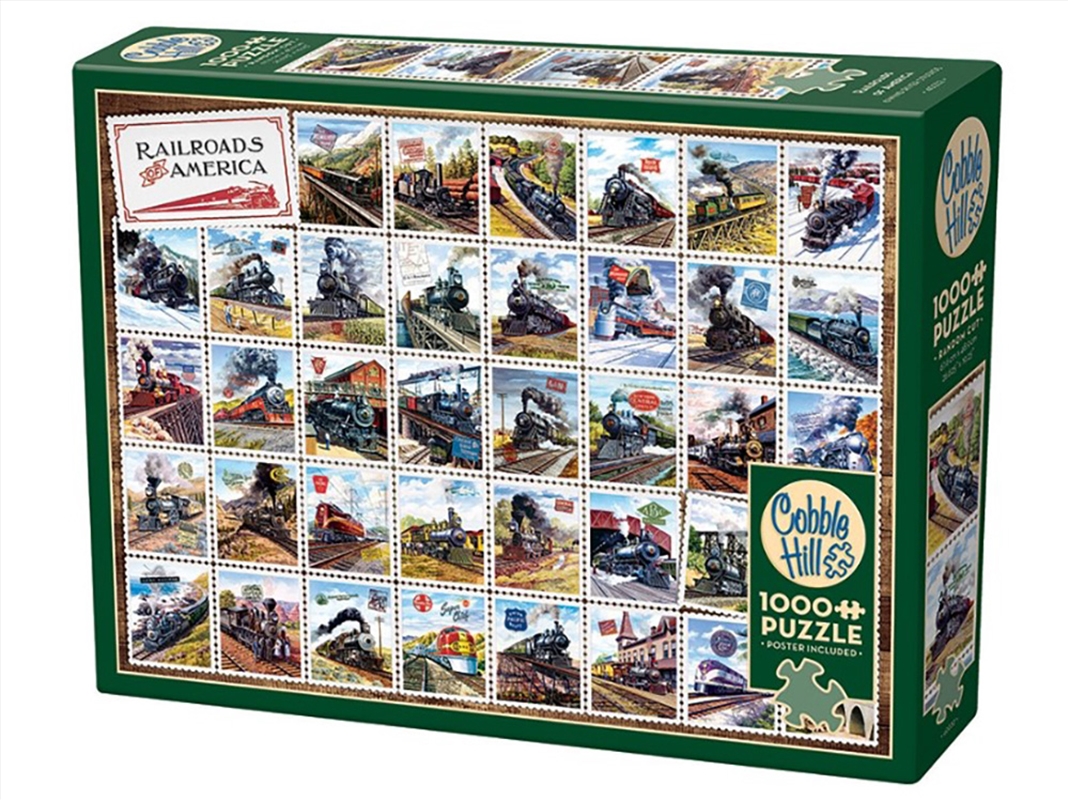 Railroads Of America 1000Pc/Product Detail/Jigsaw Puzzles