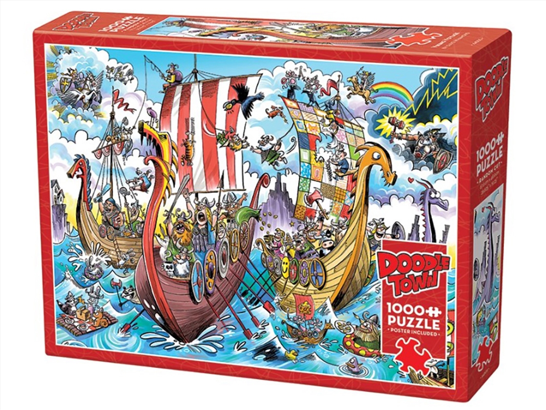 Doodletown Viking Voyage 1000P/Product Detail/Jigsaw Puzzles