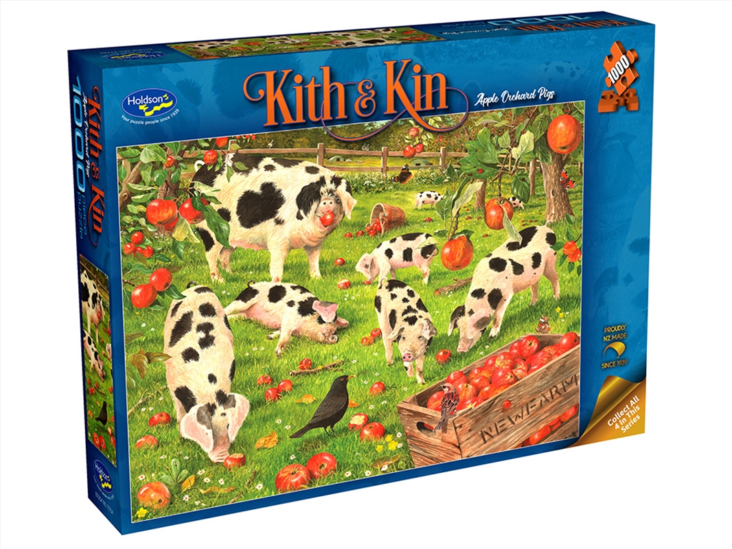 Kith & Kin Orchard Pigs 1000Pc/Product Detail/Jigsaw Puzzles