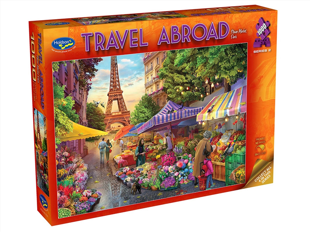 Travel Abroad 2 Paris Flwr.Mkt/Product Detail/Jigsaw Puzzles