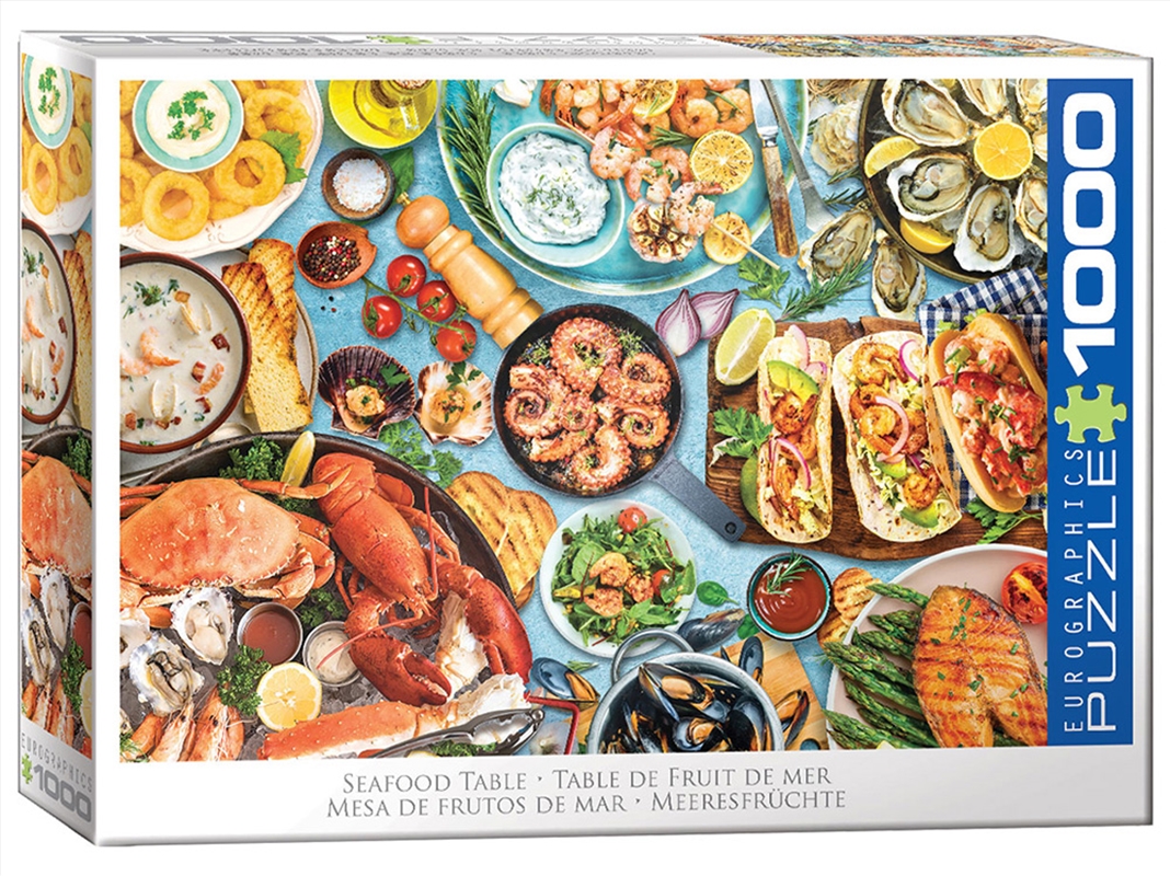 Seafood Table 1000Pc/Product Detail/Jigsaw Puzzles