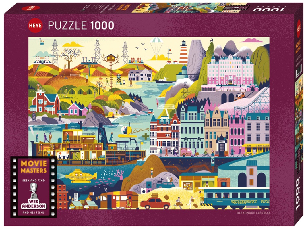 Movie Masters, Wes Anderson/Product Detail/Jigsaw Puzzles