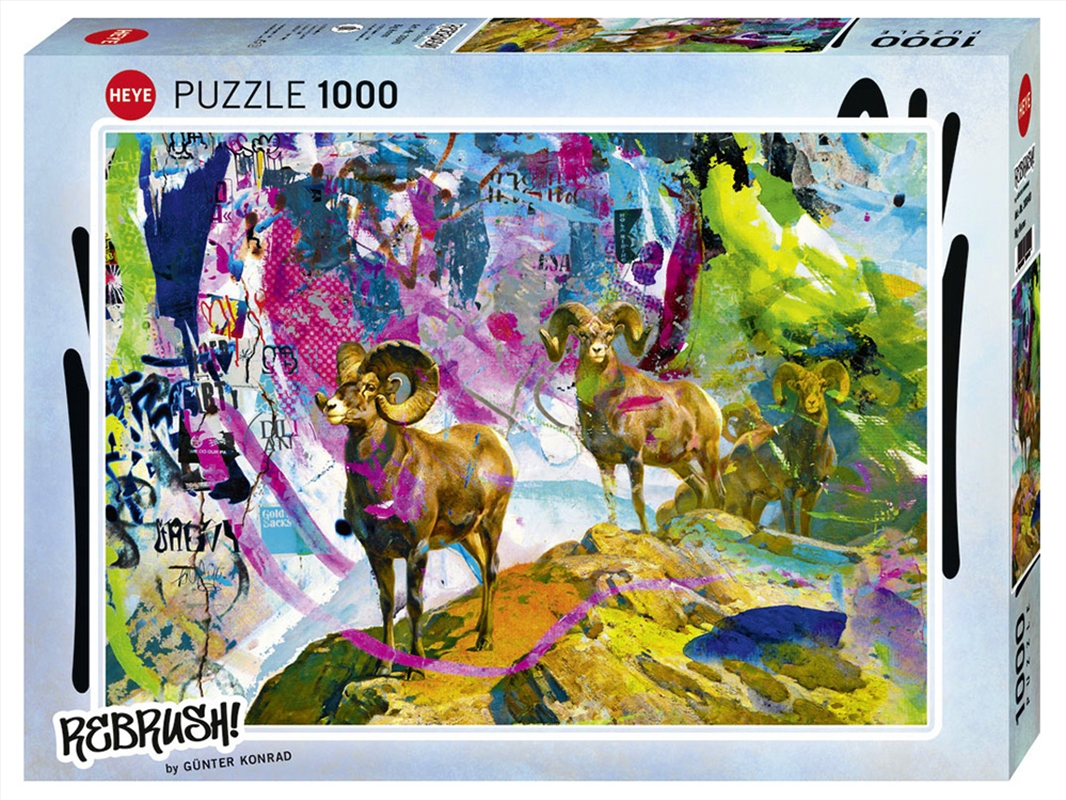 Rebrush!, Big Horns 1000Pc/Product Detail/Jigsaw Puzzles