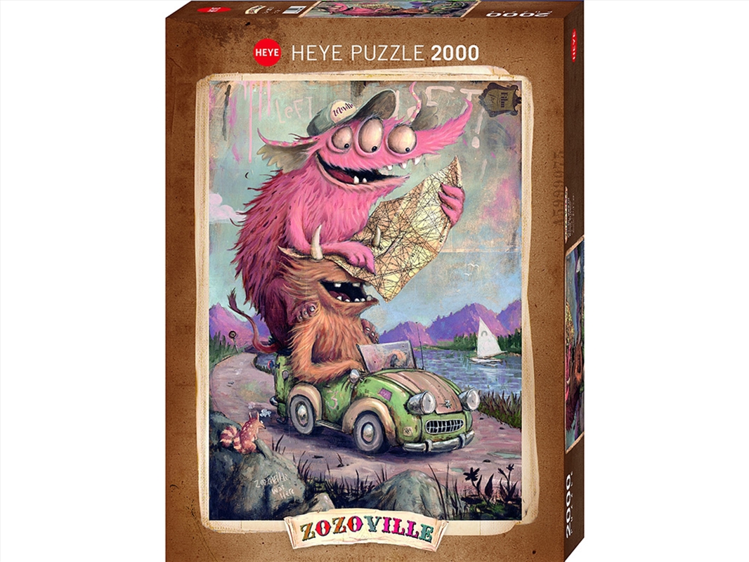 Zozoville Road Trippin 2000Pc/Product Detail/Jigsaw Puzzles