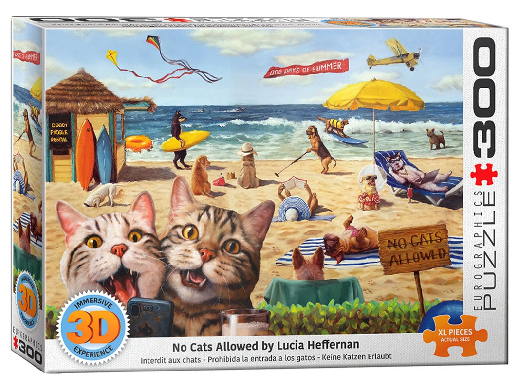 No Cats Allowed, 3D, 300Pcxl/Product Detail/Jigsaw Puzzles