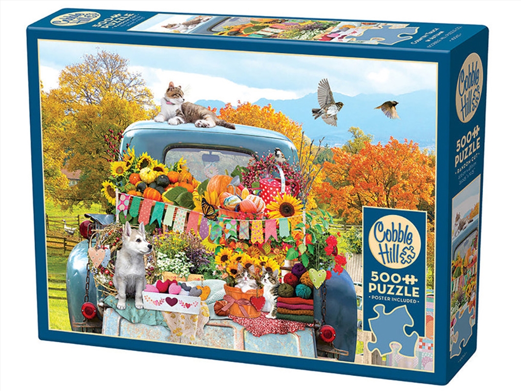 Country Truck In Autumn 500Pc/Product Detail/Jigsaw Puzzles