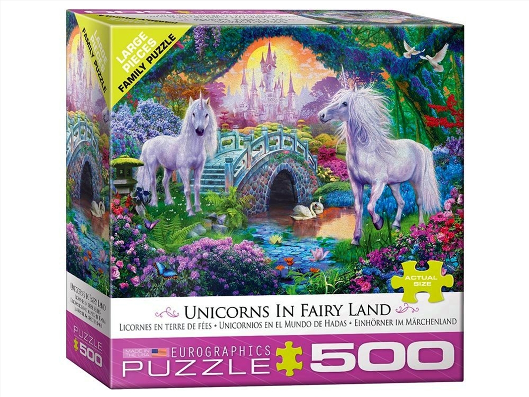 Unicorns In Fairyland 500Pcxl/Product Detail/Jigsaw Puzzles