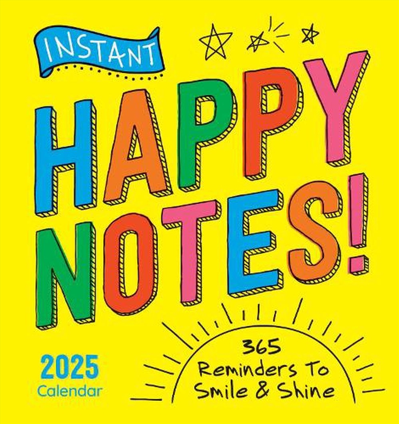 2025 Instant Happy Notes Boxed Calendar/Product Detail/Calendars & Diaries